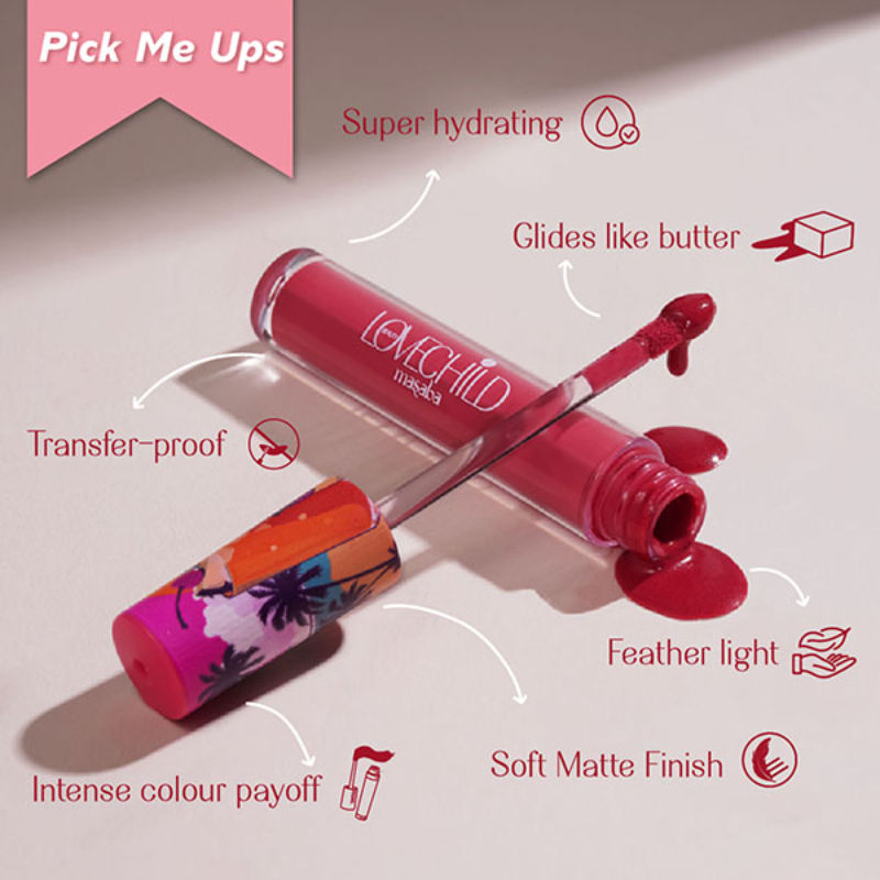 LoveChild By Masaba Gupta Mamma Mia Lush-Matte Lip Creme - Masala Chai | Grocsy