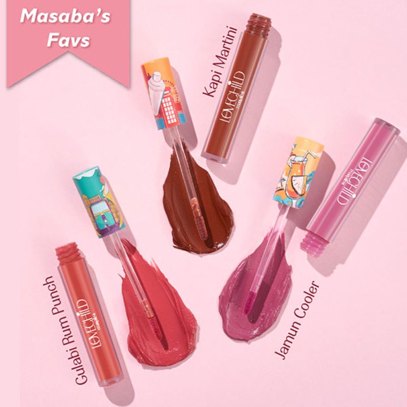 LoveChild By Masaba Gupta Mamma Mia Lush-Matte Lip Creme - Masala Chai | Grocsy