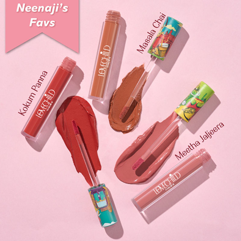 LoveChild By Masaba Gupta Mamma Mia Lush-Matte Lip Creme - Masala Chai | Grocsy