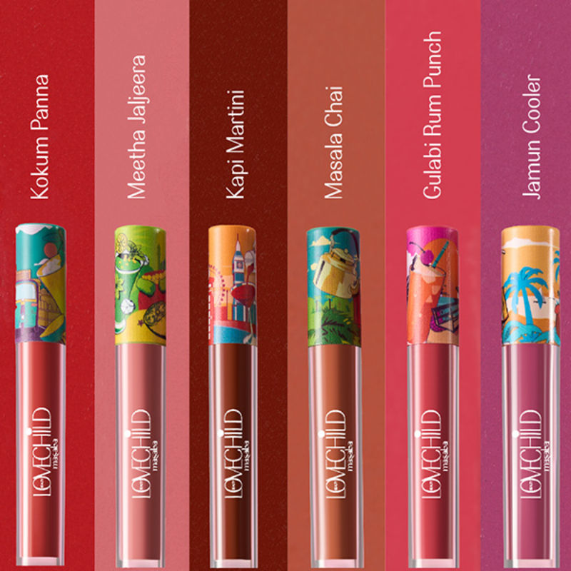LoveChild By Masaba Gupta Mamma Mia Lush-Matte Lip Creme - Masala Chai | Grocsy