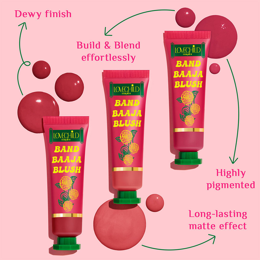 LoveChild By Masaba Gupta Creme Blush - 02 Shocking Sharbat | Grocsy