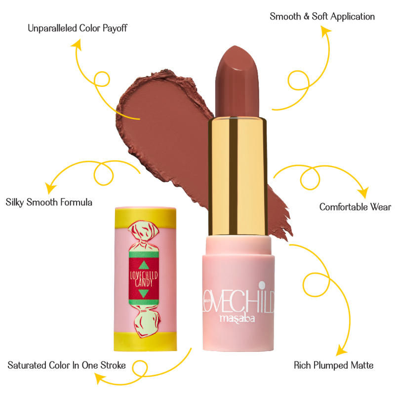 LoveChild By Masaba Gupta Luxe Matte Lipstick - 03 Sweet Supreme | Grocsy