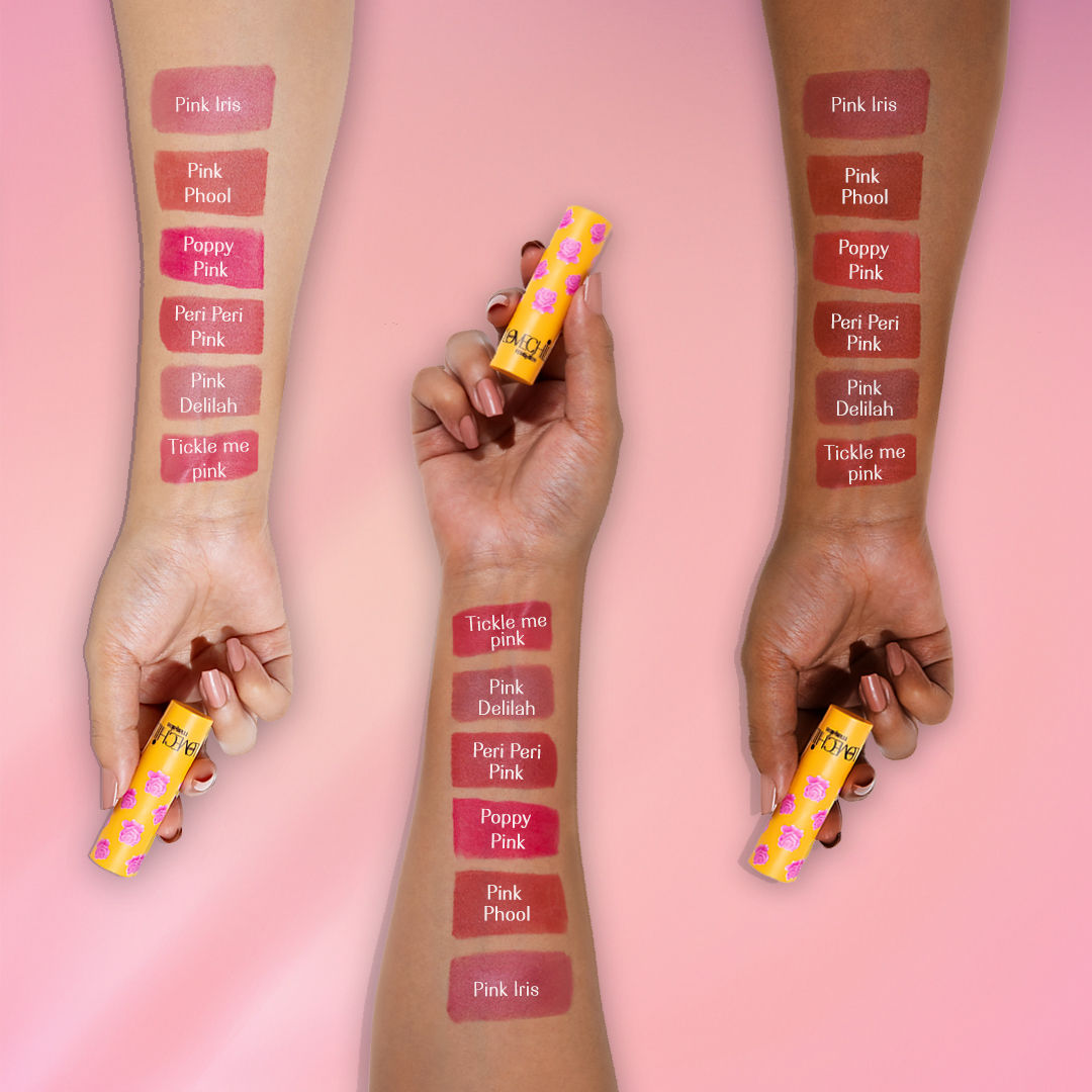 LoveChild By Masaba Gupta Rani Core Luxe Matte Lipstick - Peri-Peri Pink | Grocsy