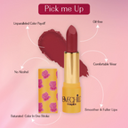 LoveChild By Masaba Gupta Rani Core Luxe Matte Lipstick - Peri-Peri Pink | Grocsy