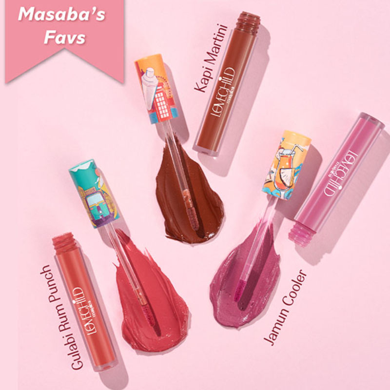 LoveChild By Masaba Gupta Mamma Mia Lush-Matte Lip Creme - Kapi Martini | Grocsy