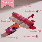 LoveChild By Masaba Gupta Mamma Mia Lush-Matte Lip Creme - Gulabi Rum Punch | Grocsy