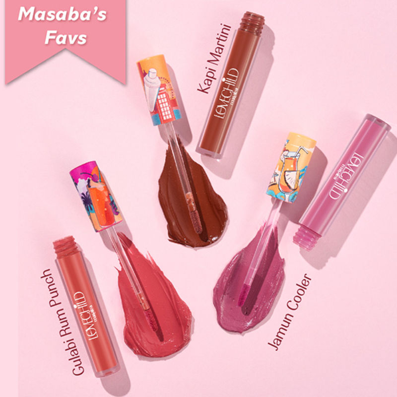LoveChild By Masaba Gupta Mamma Mia Lush-Matte Lip Creme - Gulabi Rum Punch | Grocsy