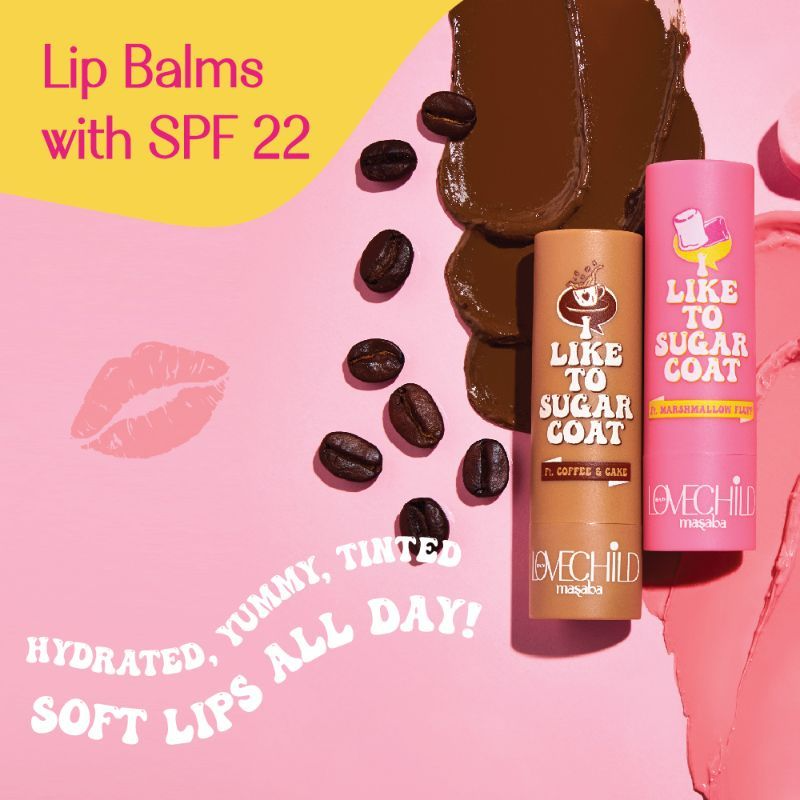 LoveChild By Masaba Gupta Lip Balm - I Like To Sugar Coat Coffee Cake | Grocsy