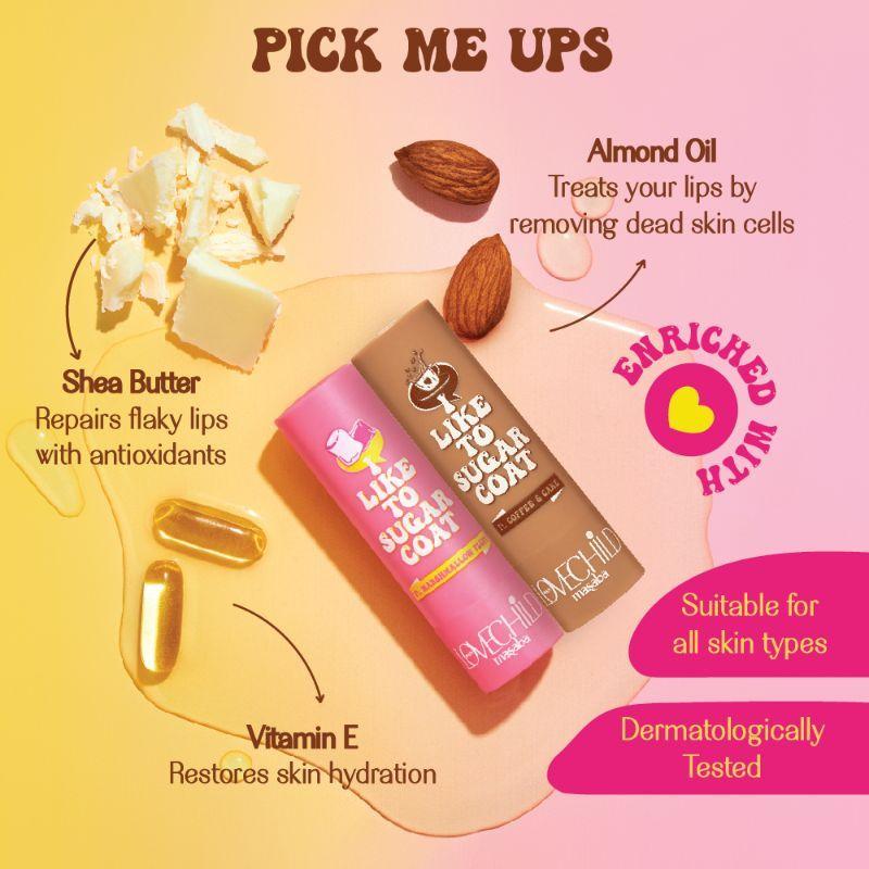 LoveChild By Masaba Gupta Lip Balm - I Like To Sugar Coat Coffee Cake | Grocsy