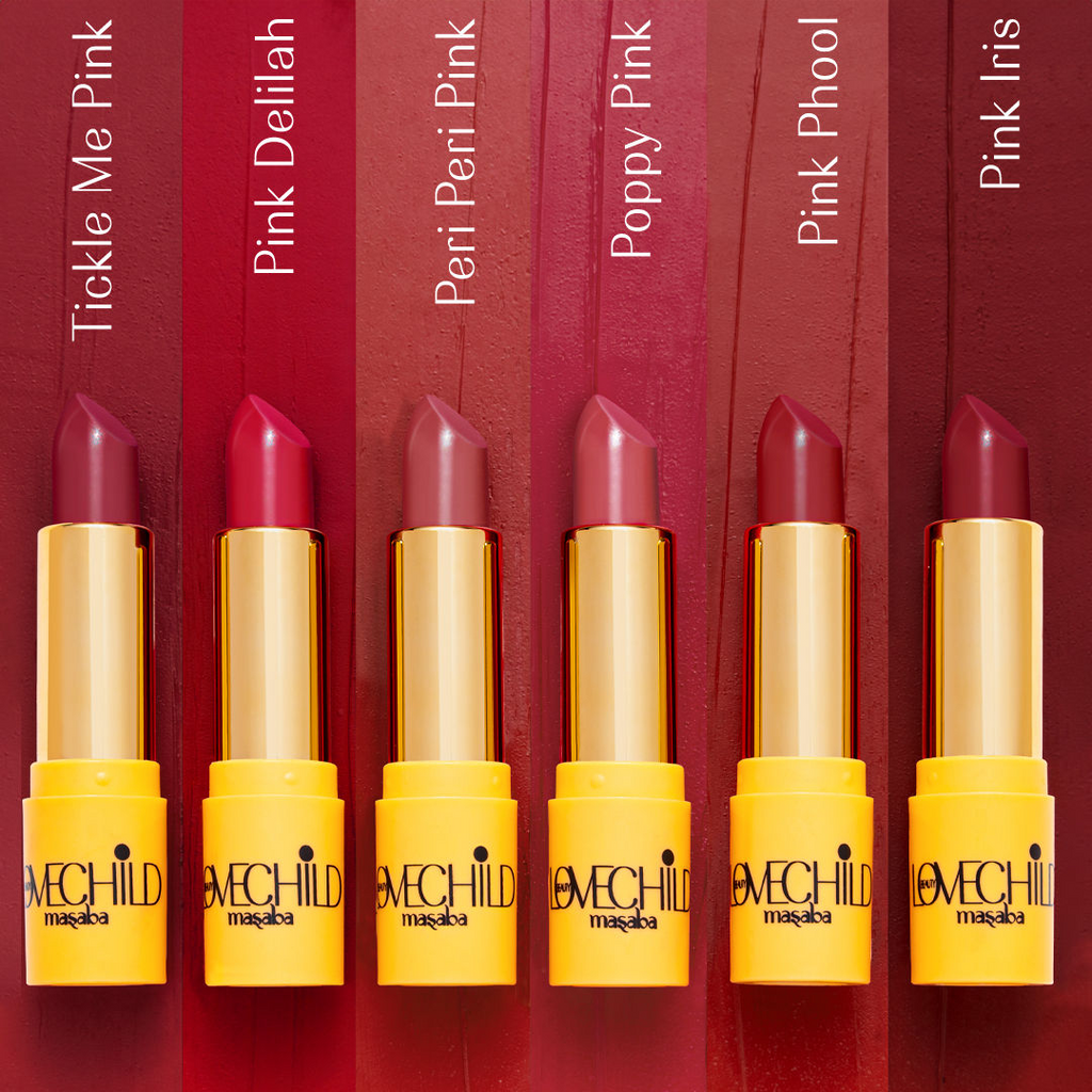 LoveChild By Masaba Gupta Rani Core Luxe Matte Lipstick - Tickle Me Pink | Grocsy