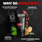 Beardo Activated Charcoal Face Scrub | Grocsy