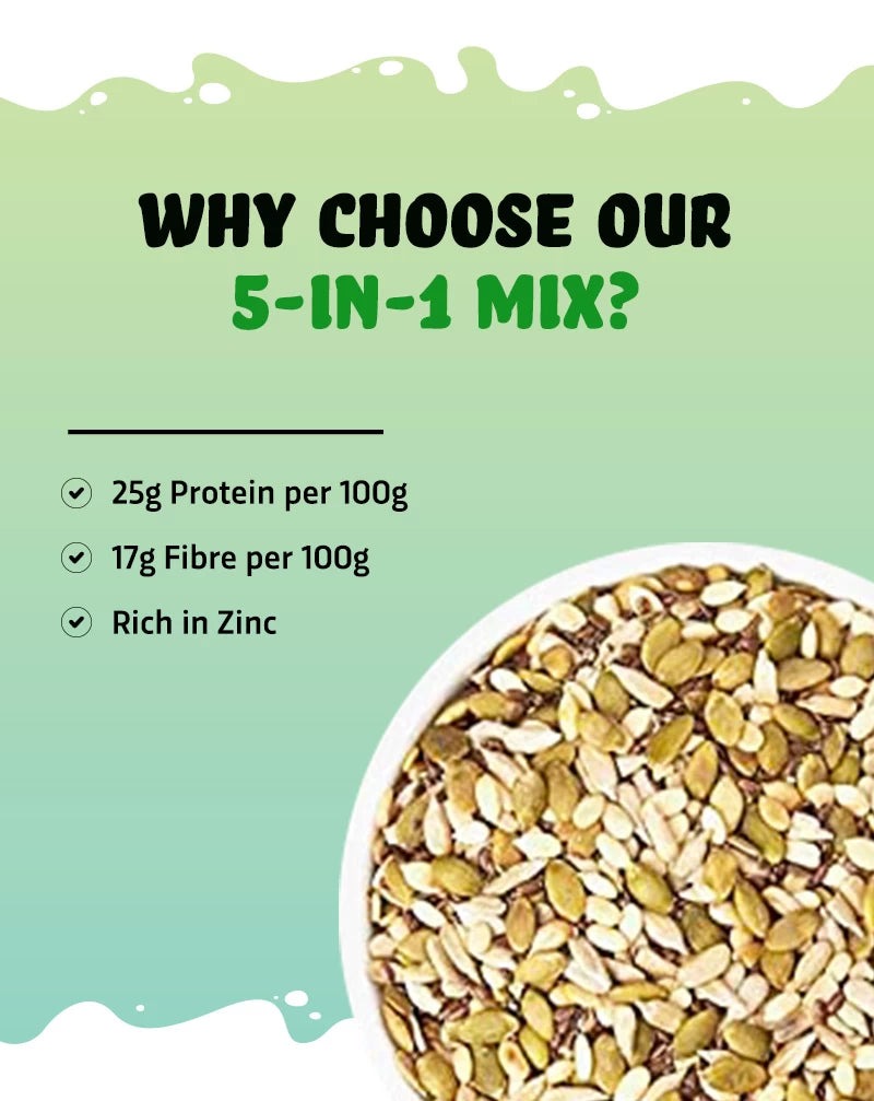 True Elements 5 in 1 Super Seeds Mix | Grocsy