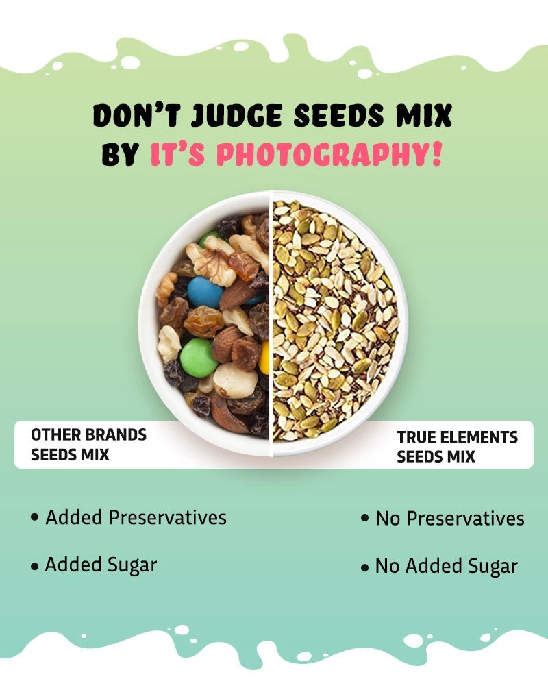 True Elements 5 in 1 Super Seeds Mix | Grocsy