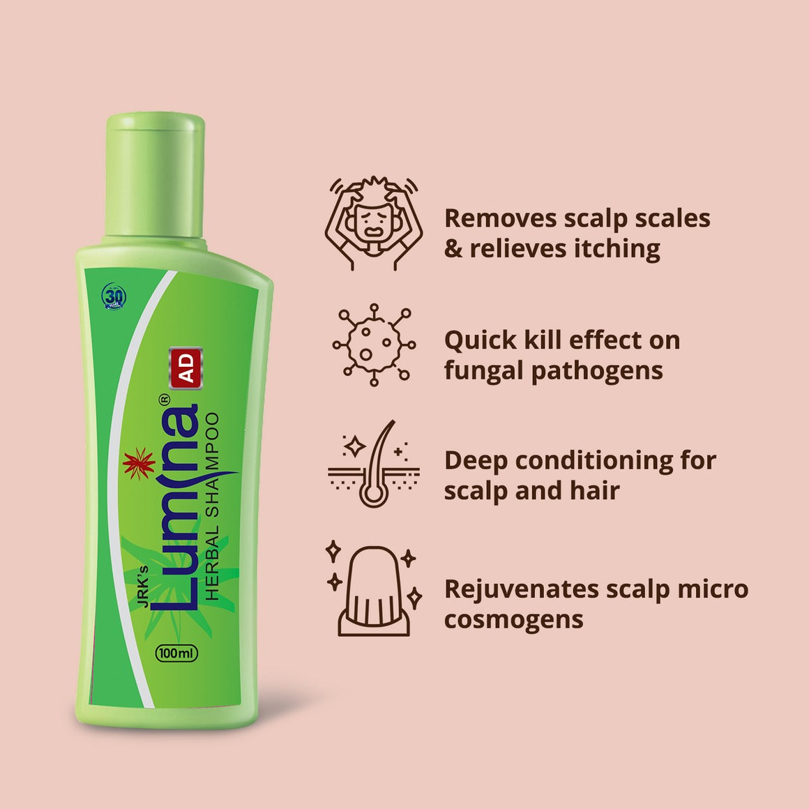 Dr. Jrk's Lumina Herbal Shampoo | Grocsy