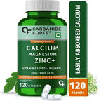 Carbamide Forte Calcium + Magnesium + Zinc + Vitamin D, K2, & B12 Tablets | Grocsy