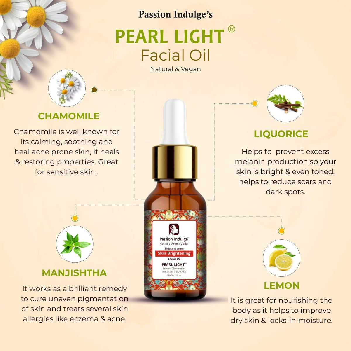 Passion Indulge Pearl Light Facial Oil | Grocsy