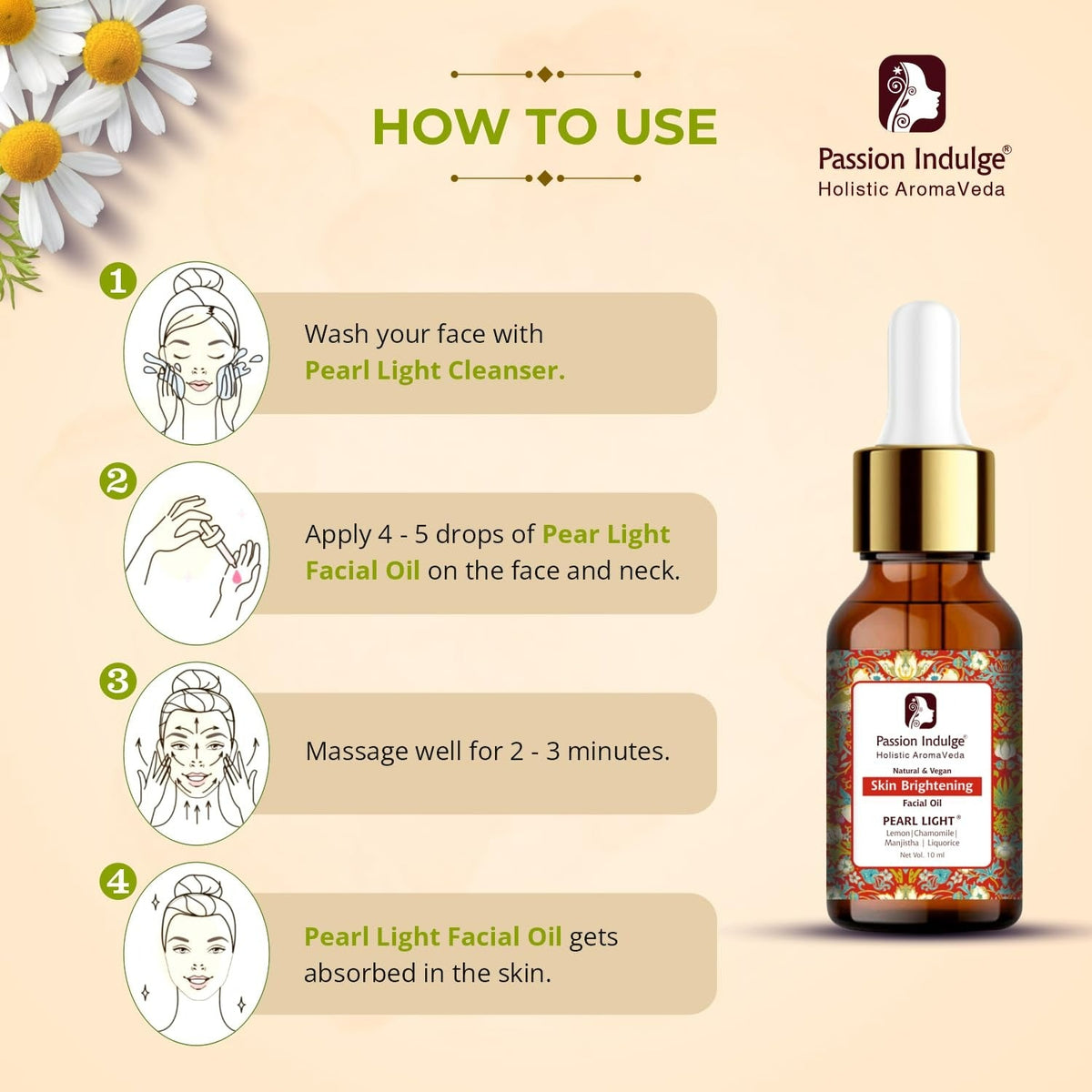 Passion Indulge Pearl Light Facial Oil | Grocsy