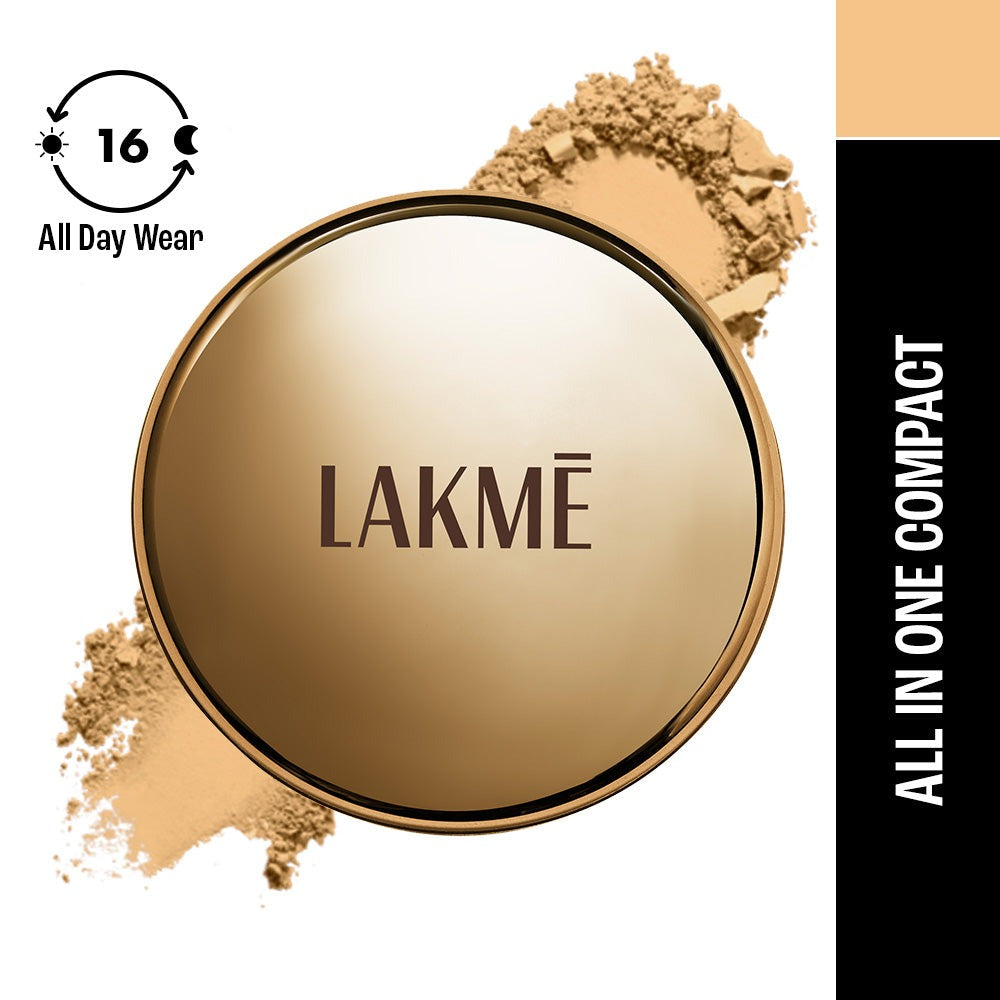 Lakme 9 To 5 Primer with Matte Powder Foundation Compact - Ivory Cream | Grocsy
