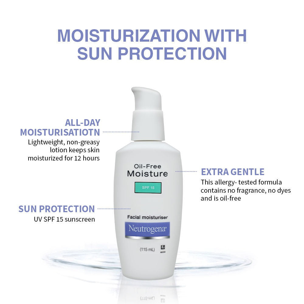 Neutrogena Oil-Free Moisture SPF 15 | Grocsy