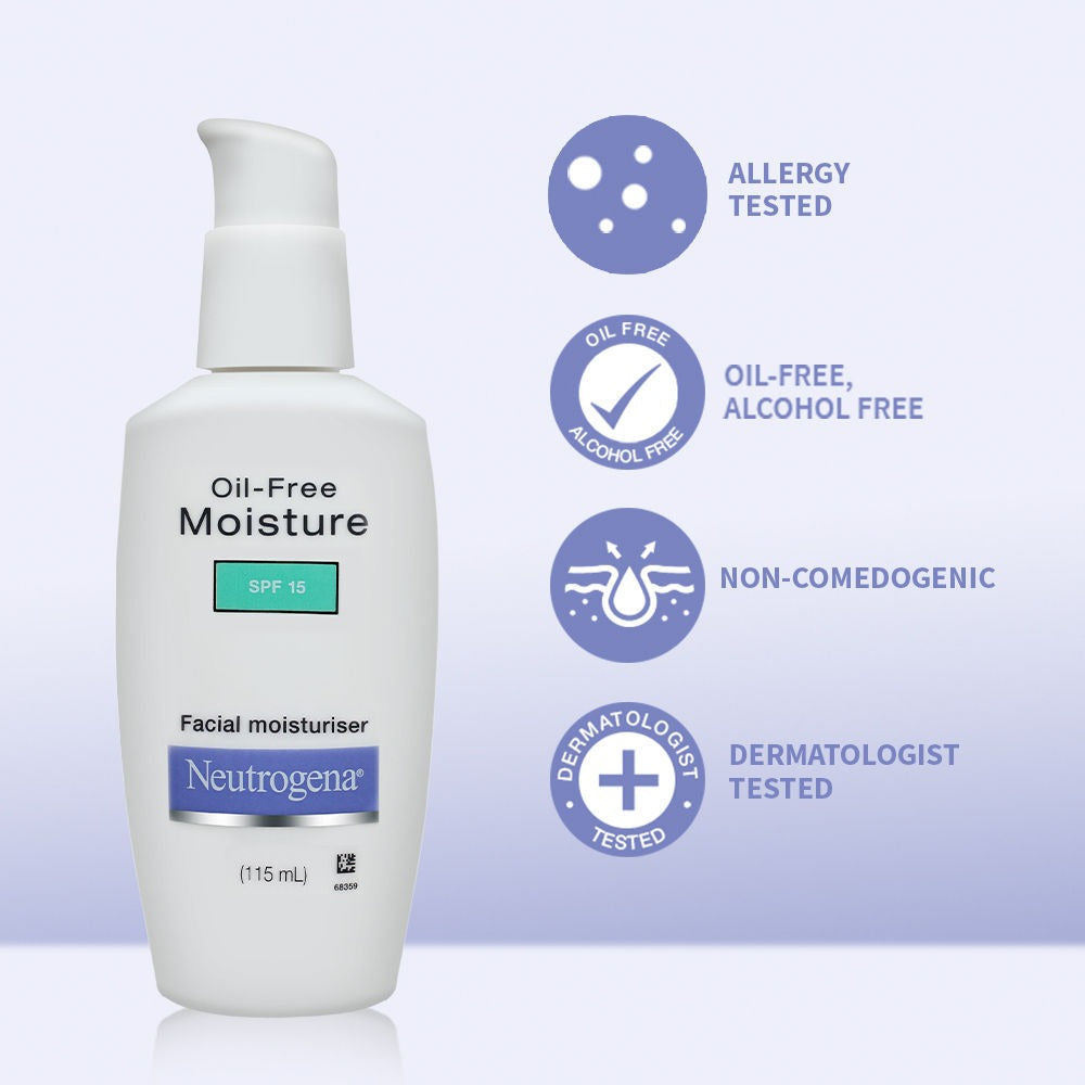 Neutrogena Oil-Free Moisture SPF 15 | Grocsy
