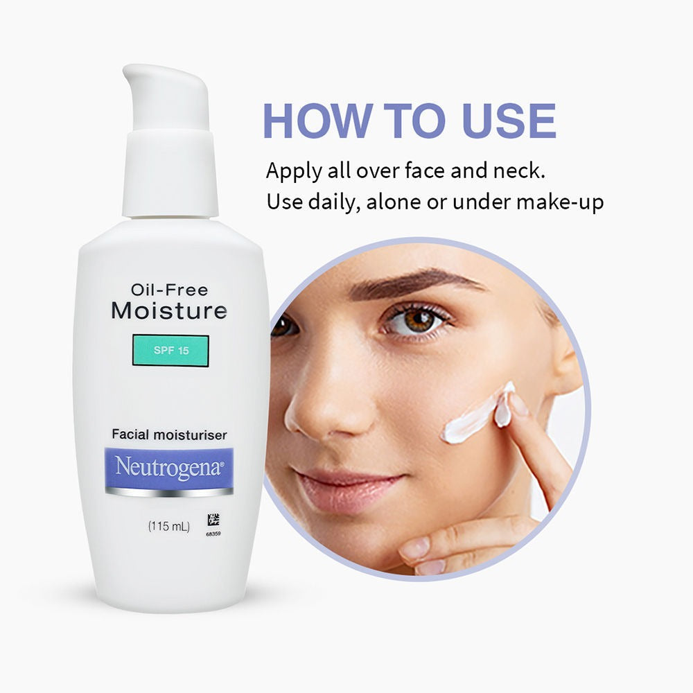 Neutrogena Oil-Free Moisture SPF 15 | Grocsy