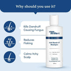 Man Matters 2% Ketoconazole Anti Dandruff Shampoo, Cruelty Free, Vegan, No Side Effects | Grocsy