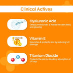 The Derma Co 1% Hyaluronic Sunscreen Aqua Gel | Grocsy