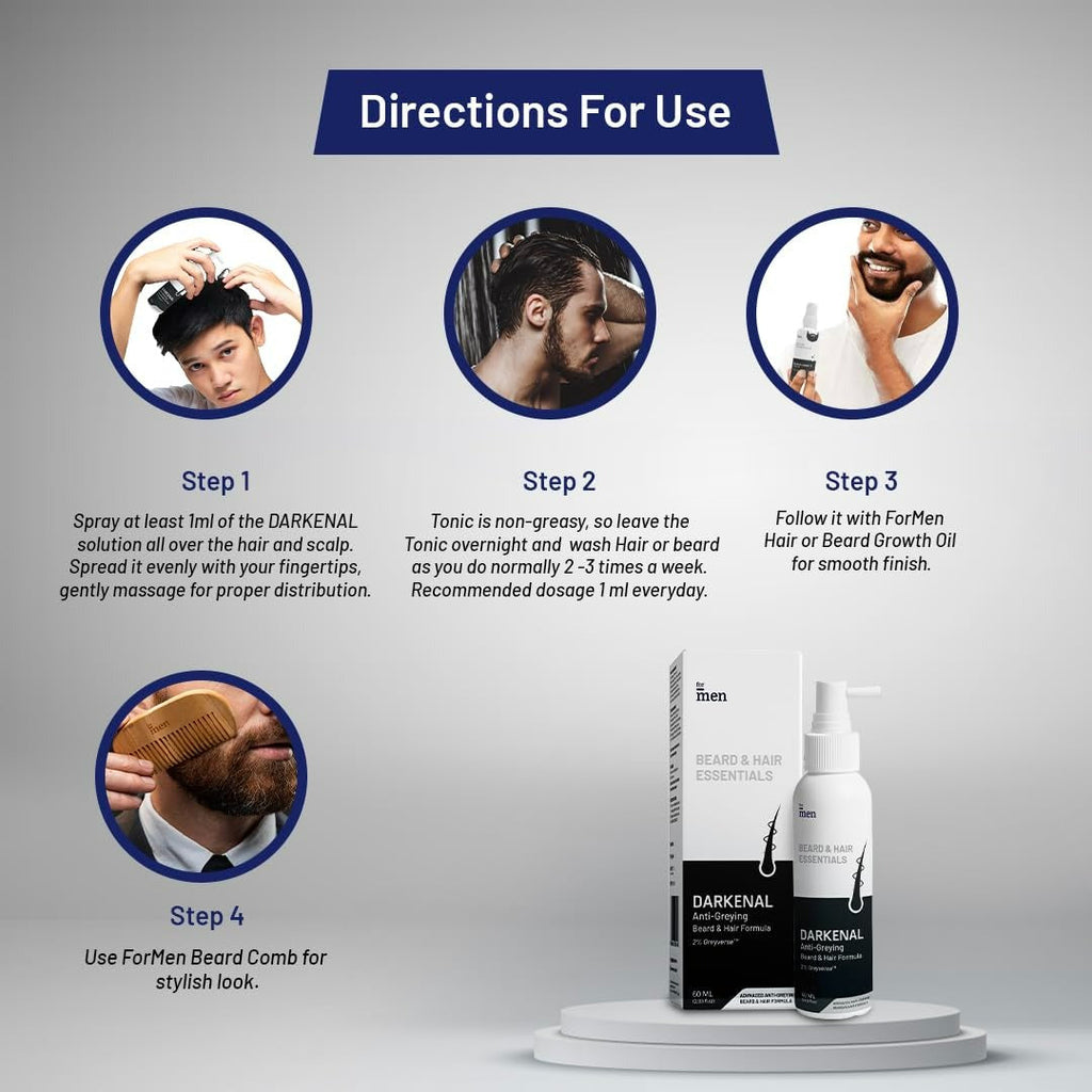 ForMen Darkenal Anti Greying Hair Serum | Grocsy