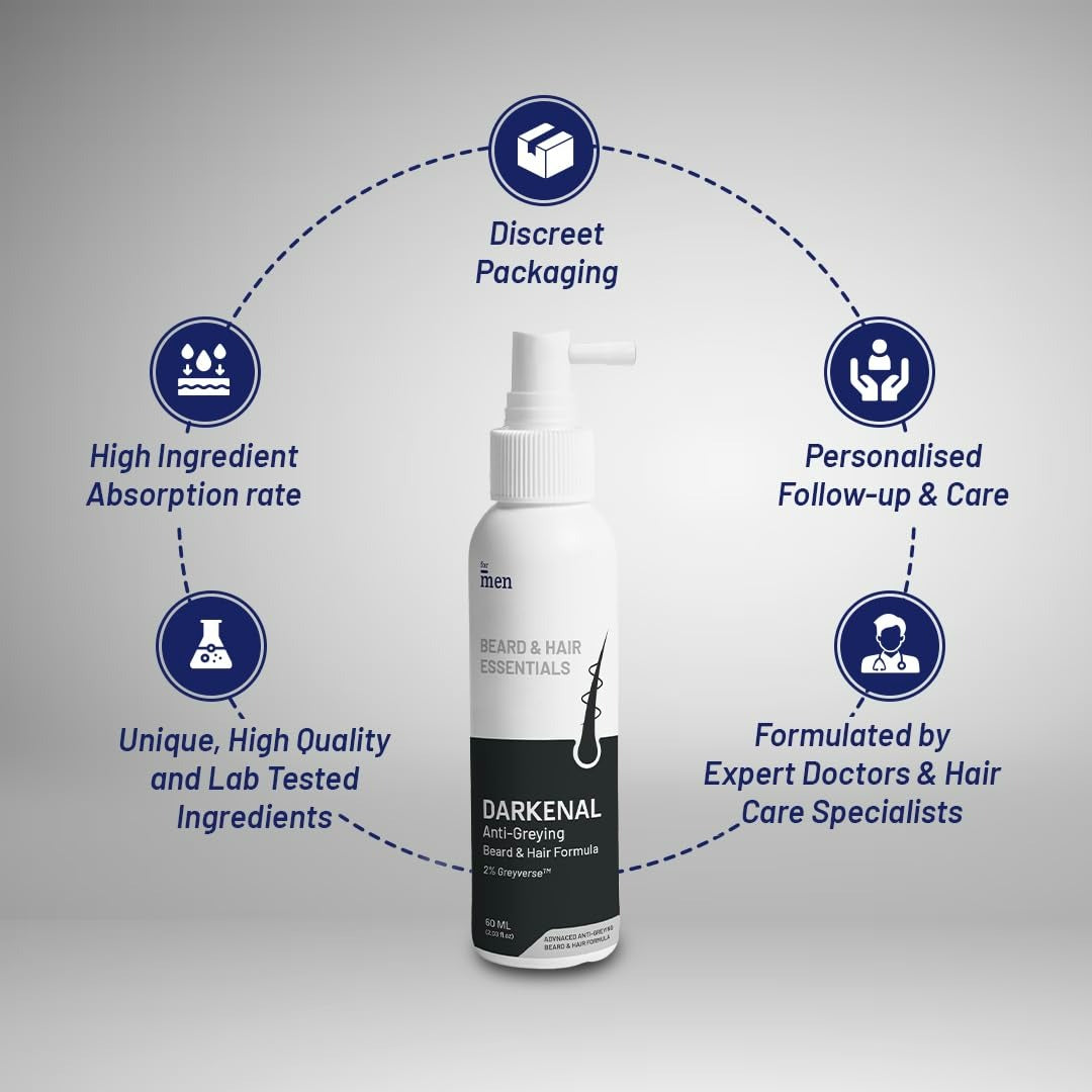 ForMen Darkenal Anti Greying Hair Serum | Grocsy