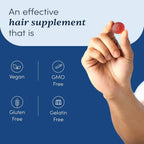 Man Matters Biotin Nourish Hair Gummies With Multivitamins (Sugar Free) - Strawberry Flavor With Zinc & Multivitamins | Grocsy