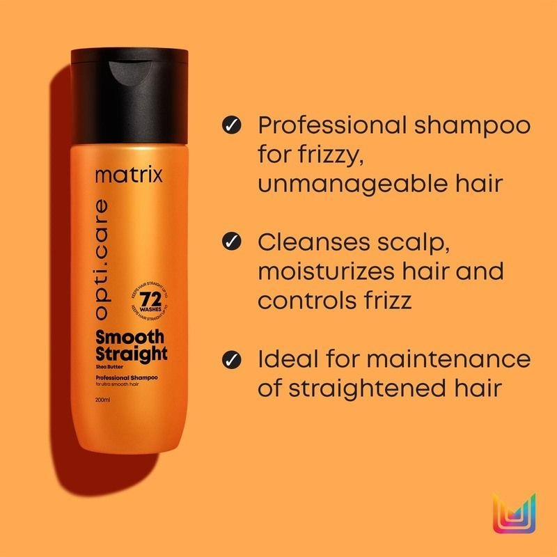 Matrix Opti. Care Smooth Straight Professional Ultra Smoothing Shampoo | Grocsy