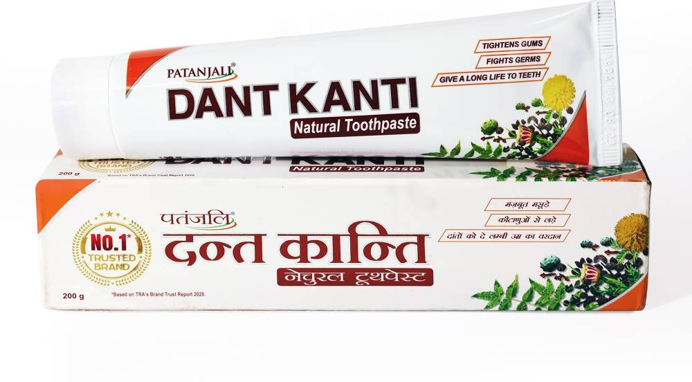 Patanjali Dant Kanti Natural Toothpaste | Herbal Ayurvedic Toothpaste for Complete Oral Care