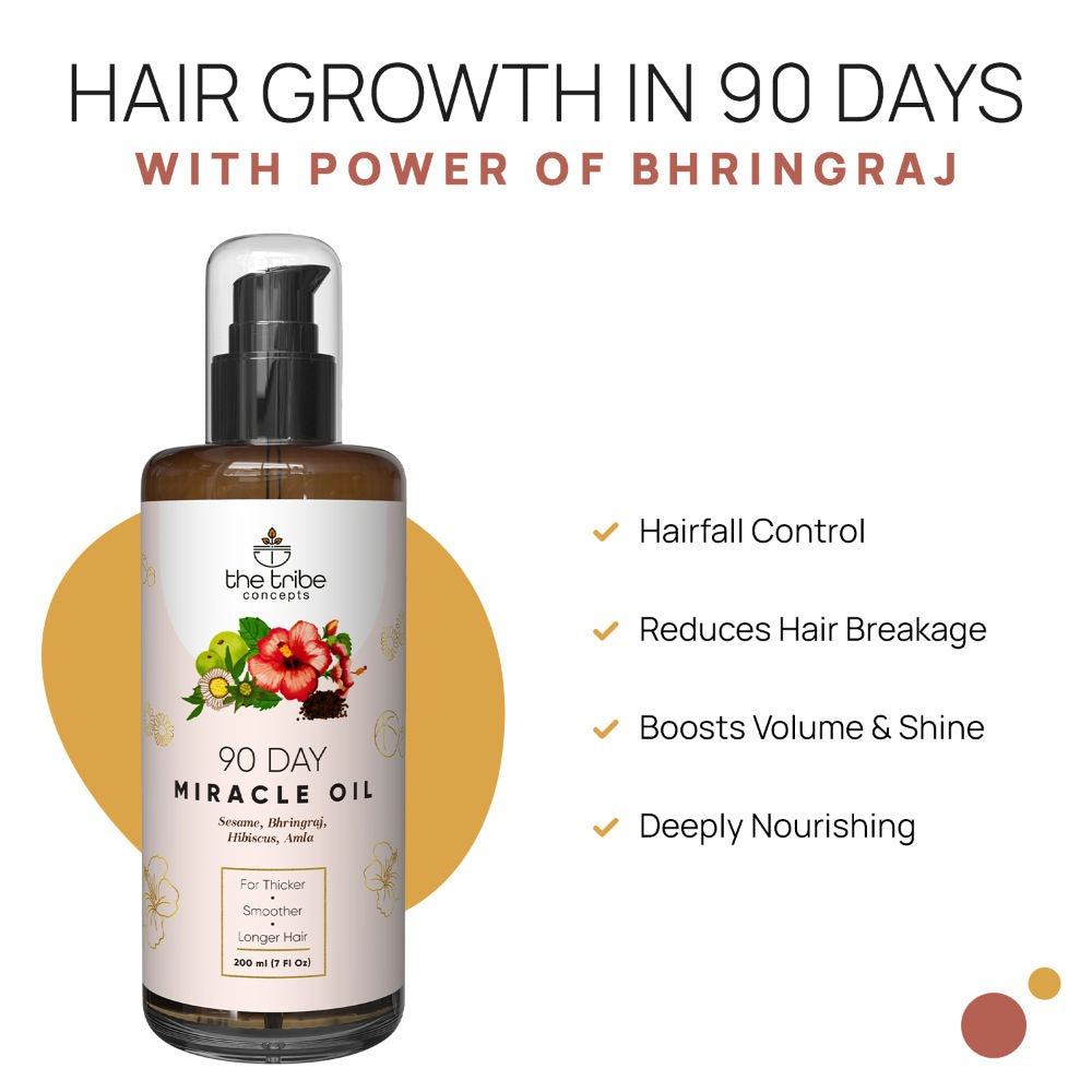 The Tribe Concepts 90 Day Miracle Hair Oil | Grocsy