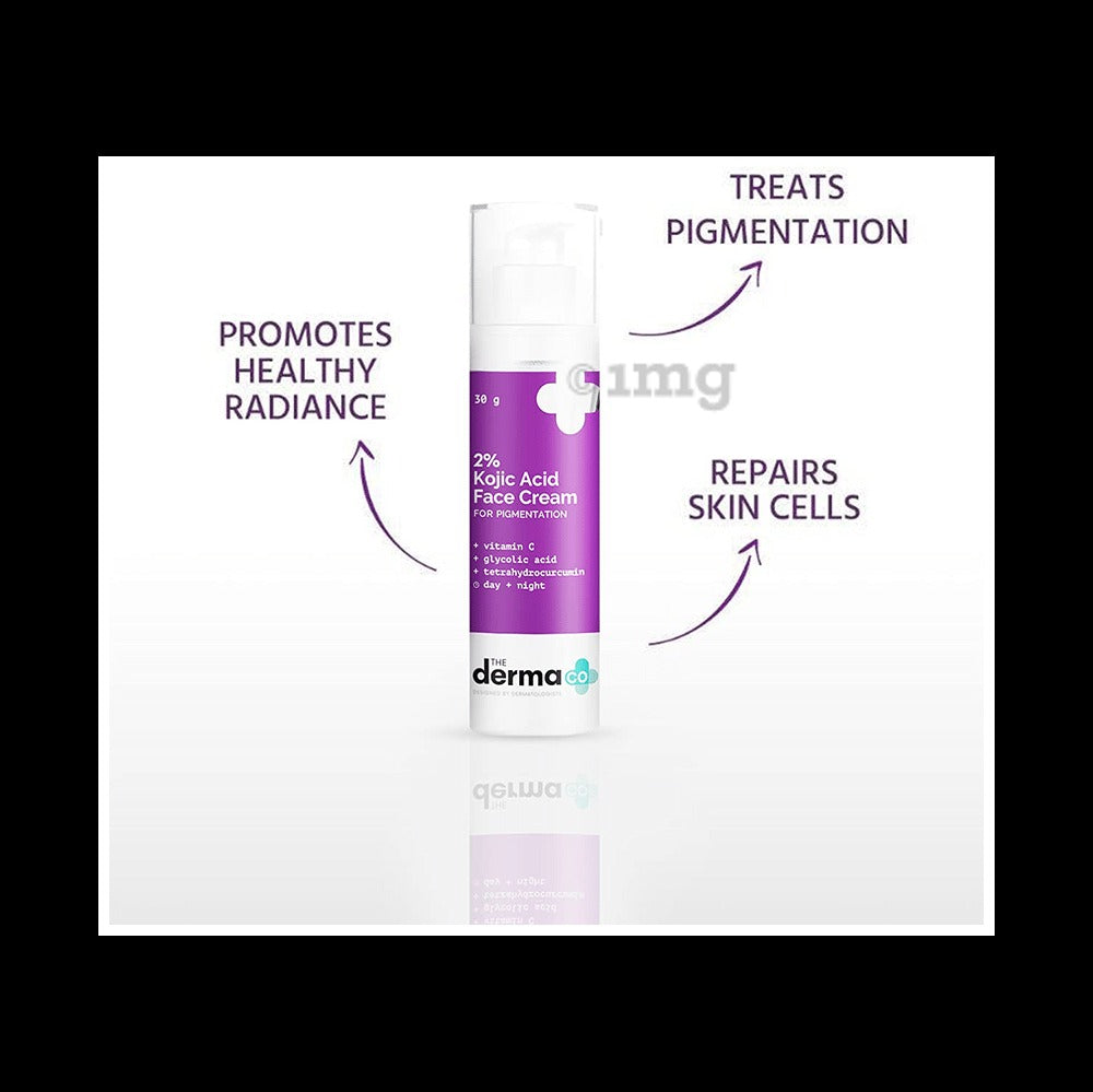 The Derma Co 2% Kojic Acid Face Cream for Pigmentation Removal | Grocsy