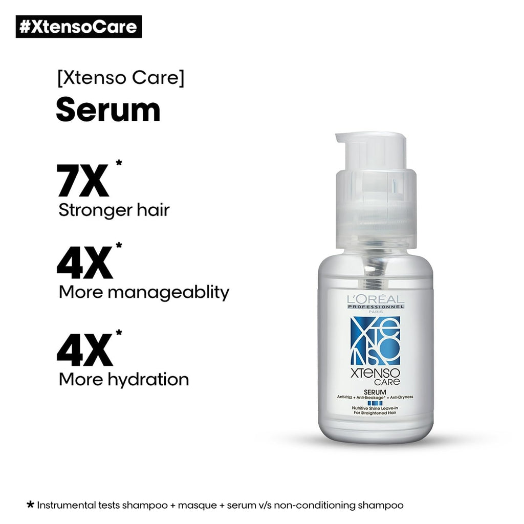 L'Oreal Paris Professionnel Xtenso Care Serum For Straightened Hair With Pro Keratin & Incell Technology | Grocsy