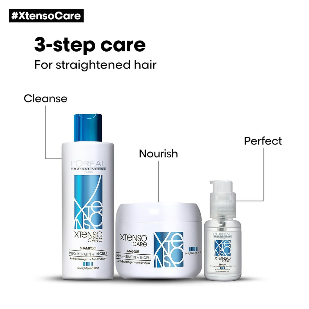 L'Oreal Paris Professionnel Xtenso Care Serum For Straightened Hair With Pro Keratin & Incell Technology | Grocsy