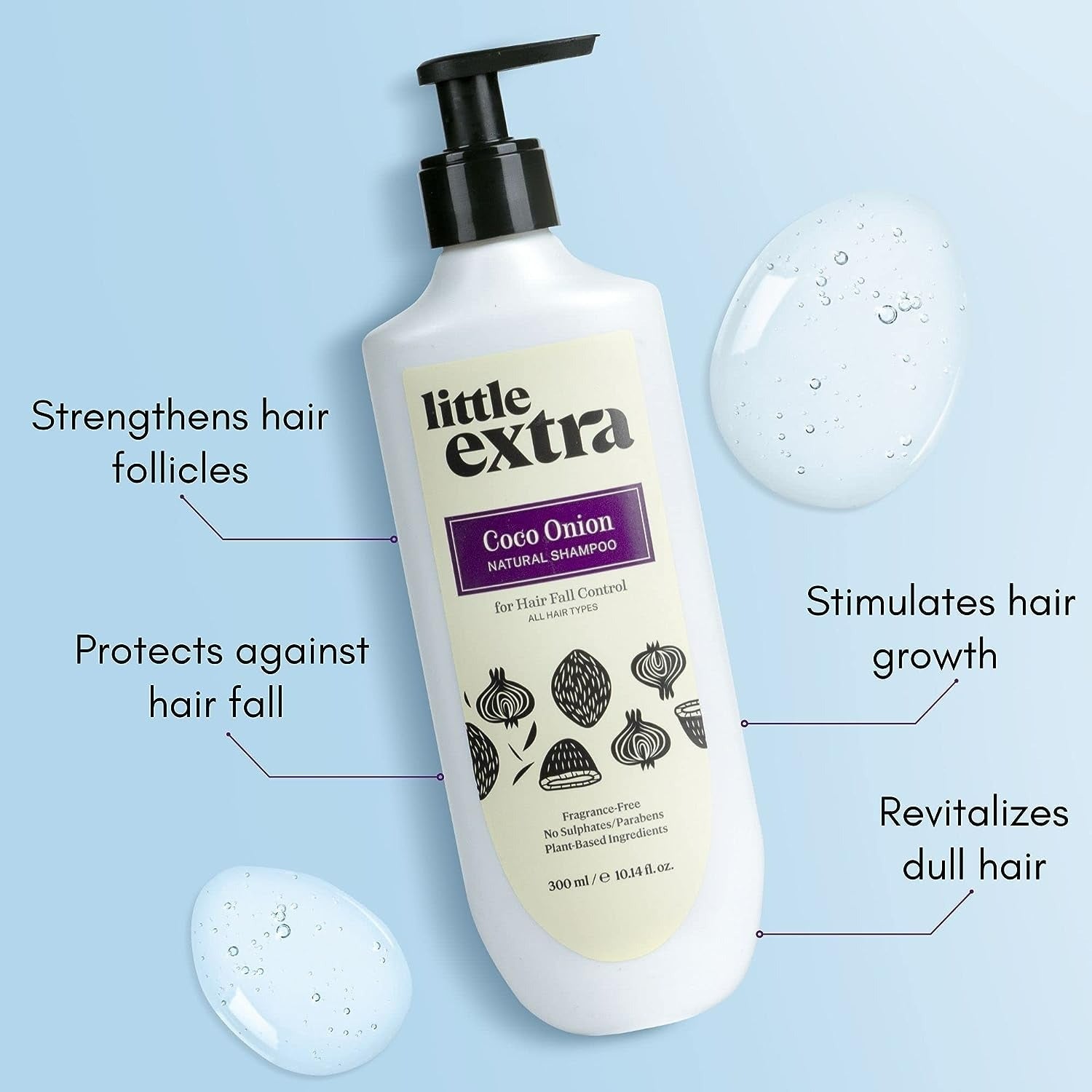 Little Extra Coco Onion Natural Shampoo | Grocsy