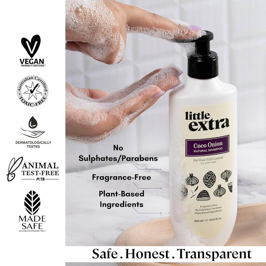 Little Extra Coco Onion Natural Shampoo | Grocsy