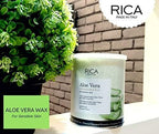 Rica Aloe Vera Liposoluable Hair Removal Wax Cream for Arms, Chest, Legs, Back, and Full Body | Grocsy
