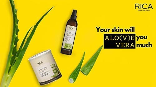 Rica Aloe Vera Liposoluable Hair Removal Wax Cream for Arms, Chest, Legs, Back, and Full Body | Grocsy