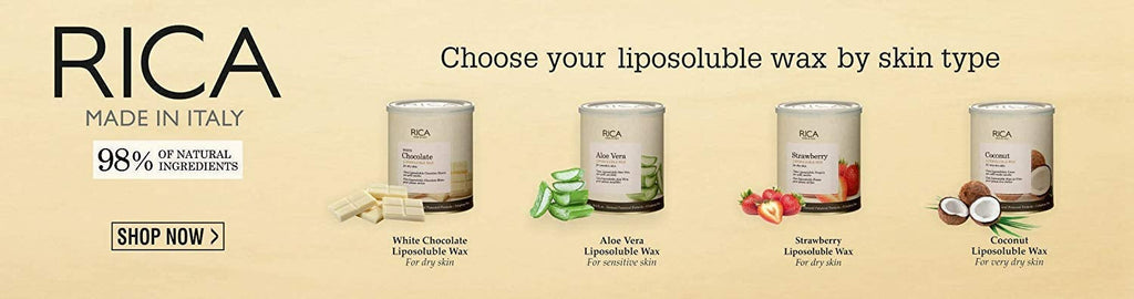 Rica Aloe Vera Liposoluable Hair Removal Wax Cream for Arms, Chest, Legs, Back, and Full Body | Grocsy