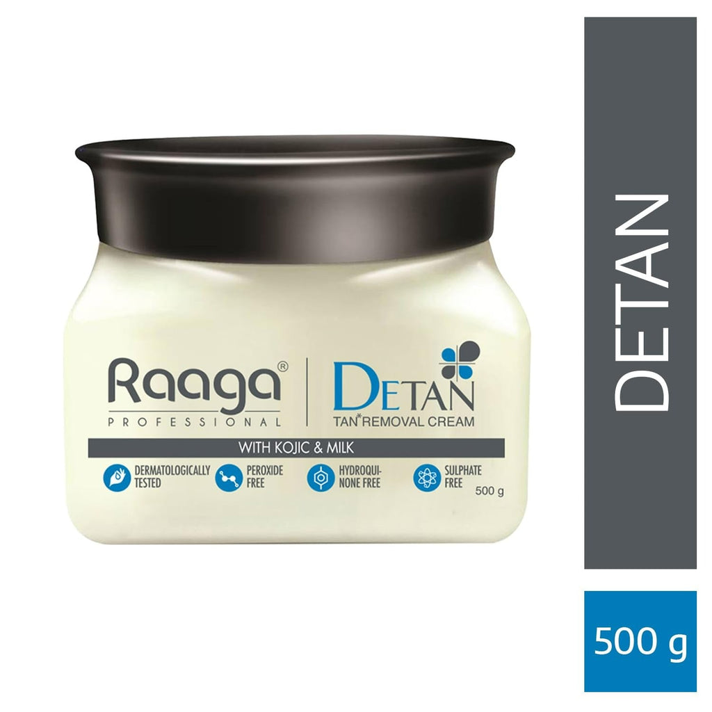 Raaga Professional De Tan Removal Cream With Kojic & Milk | Grocsy