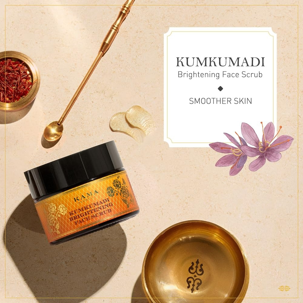 Kumkumadi Youth-Clarifying Mask-Scrub, 2 in 1 Mask Scrub | Grocsy