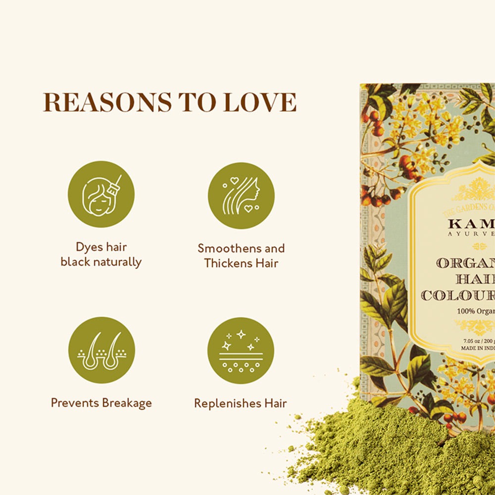 Kama Ayurveda Organic Hair Color Kit | Grocsy