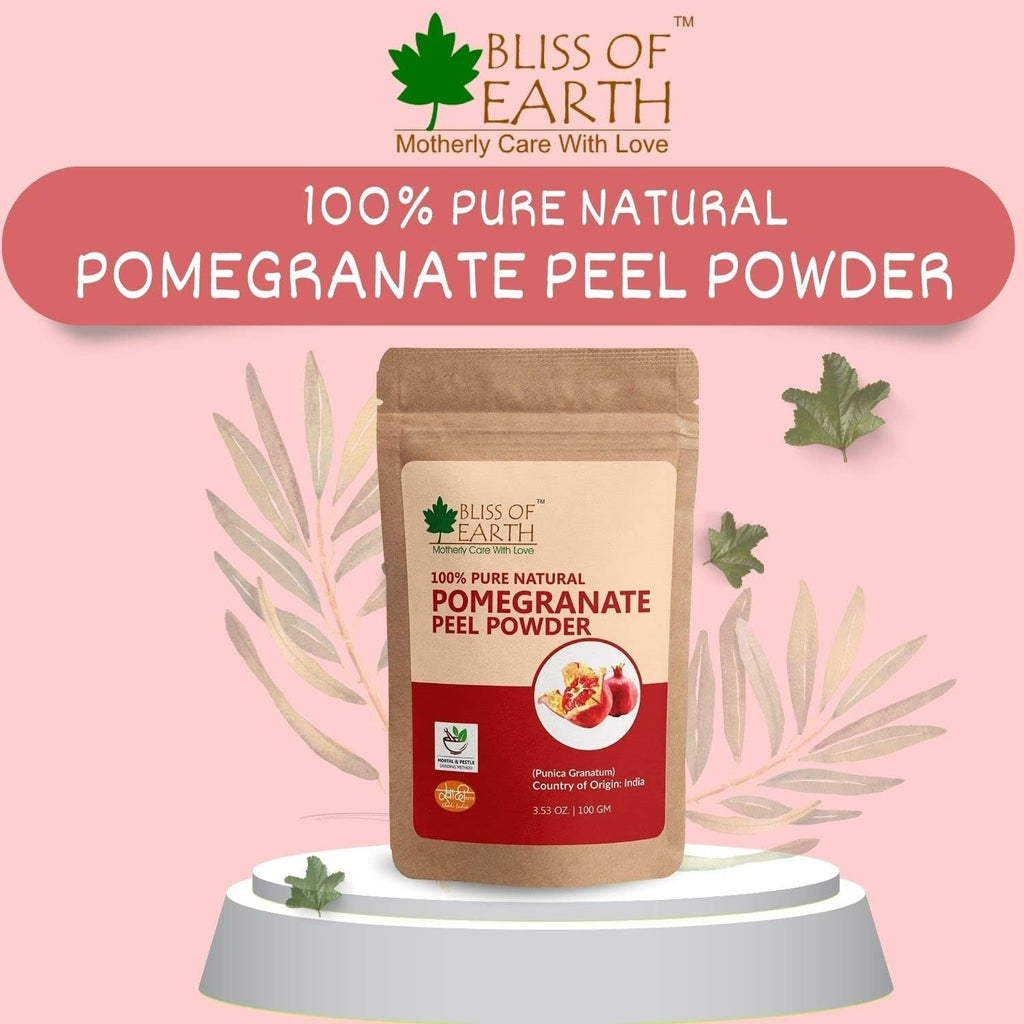 Bliss of Earth Certified Organic Pomegranate Peel Powder | Grocsy
