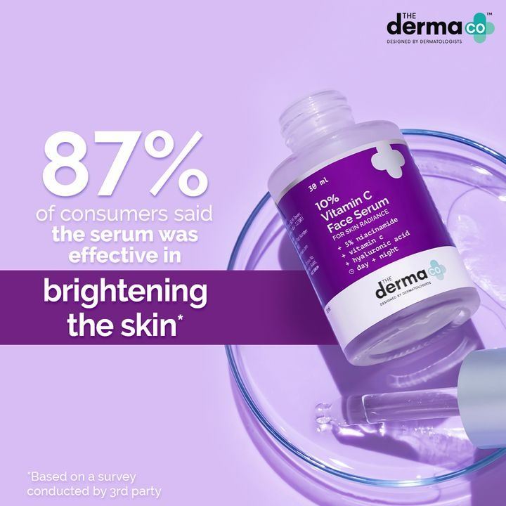 The Derma Co 10% Vitamin C Face Serum For Skin Radiance | Grocsy