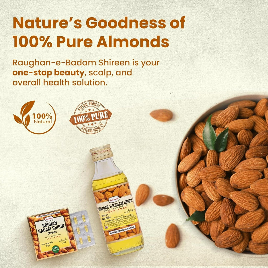 Hamdard Roghan Badam Shirin Sweet Almond Oil | Grocsy