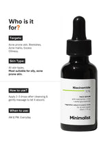 Minimalist 10% Niacinamide Face Serum | Grocsy