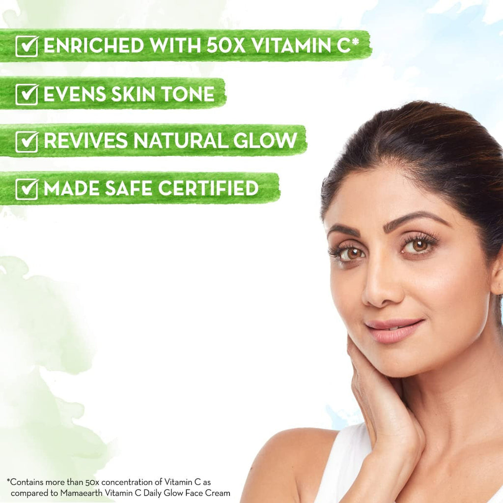 Mamaearth Vitamin C Daily Glow Face Serum | Grocsy