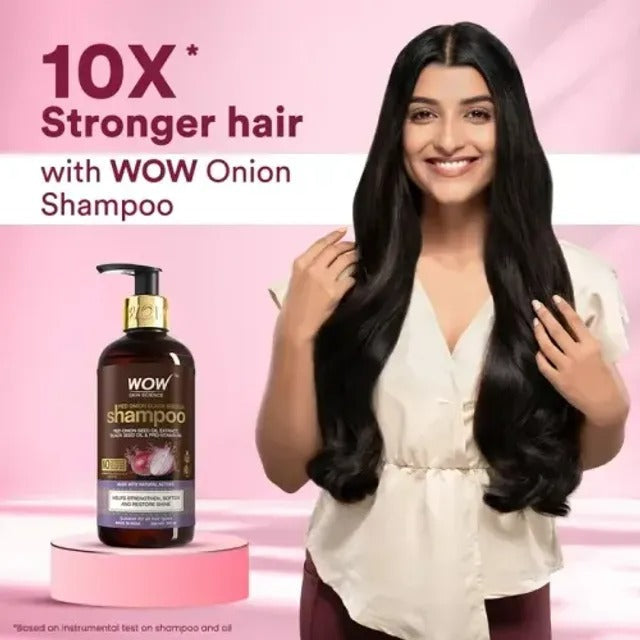 Wow Skin Science Onion Black Seed Oil Hair Care Ultimate 4 Kit | Grocsy